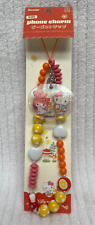 Rare Sanrio Hello Kitty My Melody Hamee Phone Charm Wrist Strap Holographic NEW picture