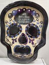 SKULL Cake Pan DECOR Kit INCLUDES Pan Candy Beads Powders Day of Dead picture