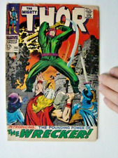 Thor #148 Jack Kirby Art Origin Black Bolt & 1st Wrecker App. Marvel 1968 GD/VG picture