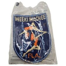 Weeki Wachee Florida Vintage Patch Souvenir Travel FL Water Show Swimming picture
