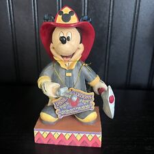 RARE Disney Traditions Fireman Mickey Mouse to The Rescue by Jim Shore 4049632 picture