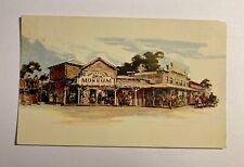 Disneyland Anaheim Davy Crockett Miniature Museum Frontierland Vtg Postcard 1955 picture