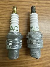 2 Vintage AC 46 L-M Spark Plugs BRAND NEW? No Box READ MORE picture