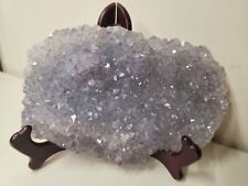 Large amethyst slab with lots of sparkle stand included picture