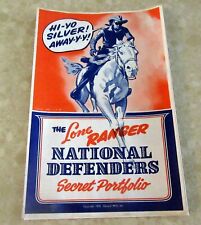 1940s 1941 Lone Ranger National Defenders Secret Portfolio Gifts Premiums Comics picture