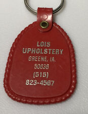 Vintage Greene Iowa Lois Upholstery Furniture Fabric Repair Shop Keychain picture