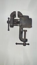 Vtg Antique Small Mini Jewelers Gunsmith Clockmaker Bench Vise picture