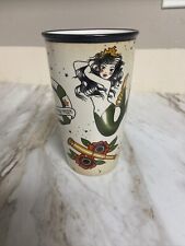 Starbucks Mermaid Siren Tattoo Sailor Ceramic Tumbler Mug Cup Retired 2015 READ picture