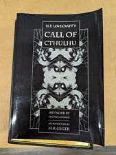 H.P. Lovecraft’s Call of Cthulhu by Michael Zigerlig w/ H.R. Giger - OOP RARE picture