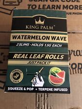 King Palm Watermelon Flavors Slim Size Cones 20 pack Squeeze & Pop Pre Rolls picture