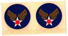 ORIGINAL NOS WW11 ARMY AIR FORCES  A-2 FLIGHT JACKET SLEEVE DECALS 1944 UNUSED picture