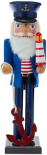 15-Inch Sailor Nutcracker with Anchor and Lighthouse picture