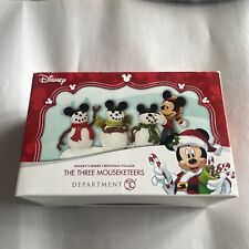 Dept 56 Disney Mickey's Christmas Village The Three Mouseketeers 811289 picture
