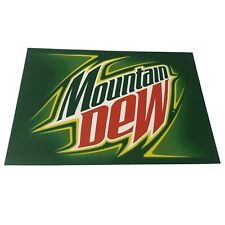 Large 9in by 13in Mountain Dew Vinyl Sticker decal picture