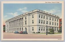Fargo North Dakota~Post Office~Federal Bldg~Federal Courthouse~Vintage Linen PC picture