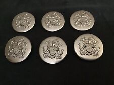 vintage Silver Metal Buttons picture