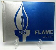 WEST CONTRA COSTA JUNIOR COLLEGE 1955 YEARBOOK FLAME California history wccjc picture