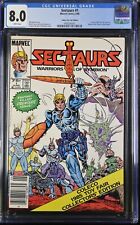 Sectaurs Warriors of Symbion #1 Marvel Comic '85 Coleco Toy Fair Edition CGC 8.0 picture
