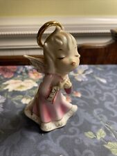 Vintage  Hand Painted Lefton  Kissing Angel Figurine Girl picture