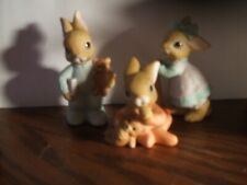 HOMCO home interiors Set of 3 rabbits set 1466 picture