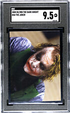 2008 WB/DC The Dark Knight JOKER SGC 9.5 Mint+ Pop1 Heath Ledger True Rookie #44 picture