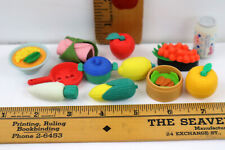 Lot of 12 Iwako Novelty Food Erasers from Japan - Sushi, Fruit, Veggie, Drink picture