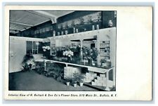 c1905 Interior View H. Keitsch & Son Co's Flower Store Buffalo NY Postcard picture