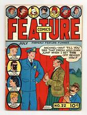 Feature Comics #22 FR 1.0 1939 picture