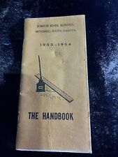 Vintage 1953-1954 Mitchell Junior High School Handbook South Dakota picture