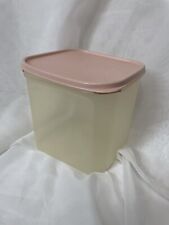 Tupperware Vintage Storage Square Pink Lid 17 Cups picture