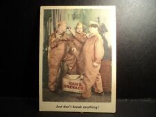 1959 Fleer #74- Three Stooges Card 3 Stooges no creases picture