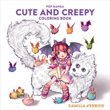 Pop Manga Cute and Creepy Coloring Book - Paperback By d'Errico, Camilla - GOOD picture