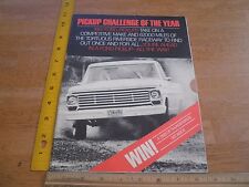 1967 Ford Pickup truck Challenge of the Year dealerships magazine tests etc picture