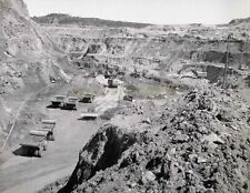 Dump Trucks in Rock Quarry - c1950s - Vintage Negatives x3 picture