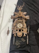 Vintage German Wood Cuckoo Clock And Working picture