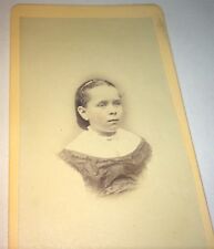 Antique Victorian American Fashion Sweet Young Girl Cummington, MA CDV Photo US picture