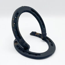 NORDIC FORGE USA Vintage Handmade Horseshoe Bookend with Rustic Black Finish picture
