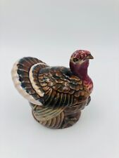 Vintage Rosemeade Pottery Turkey Dish Thanksgiving Decoration Removeable Lid picture