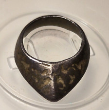EXTREMELY RARE SILVER ROMAN ARCHER’S RING picture