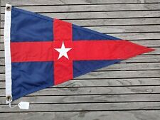 NY New York Yacht Club Burgee Pennant Nautical Flag  25 x 16