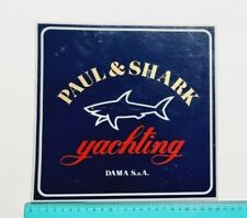 Adhesive Paul & Shark Yachting Sticker Autocollant Vintage 80s Original picture