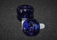 2 bowls *deal* 14mm BLUE ECONOMY SLIDE BOWL Tobacco Smoking Glass 14 mm male picture