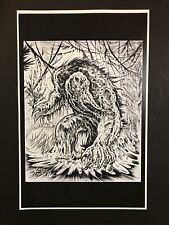*MAN-THING* 11x17in Black And white Art Print for Sale By Artist. picture