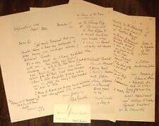 Admiral Sir George Le Clerc Egerton (1852–1940) Signed Autobiographical Letter picture