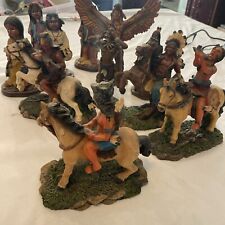 Vintage Native American Resin Lot Of Figurines (11) picture