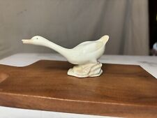Nao by Lladro Inspired Suspicious Duck Goose Porcelain Figurine 6x3x4.5