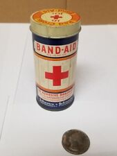 Vintage Johnson & Johnson Red Cross Band Aid Tin picture