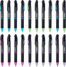 20 Pack 0.7Mm 4-In-1 Multicolor Ballpoint Pen，4-Color Retractable Ballpoint  picture