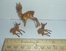 Vintage Miniature Deer Reindeer Christmas Made in Germany (Lot of 3) picture