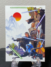 2012 Star Wars Galaxy 7 Jedi A La Kurosawa Base Card #52 - Randy Martinez Art picture